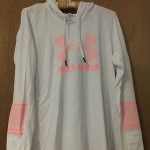 Under armour long sleeve tee with hood
